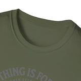 ΩThe End All Of Common Ground - DNA Connected T-Shirt — "Nothing Is Foreign" Illustrated In Gray