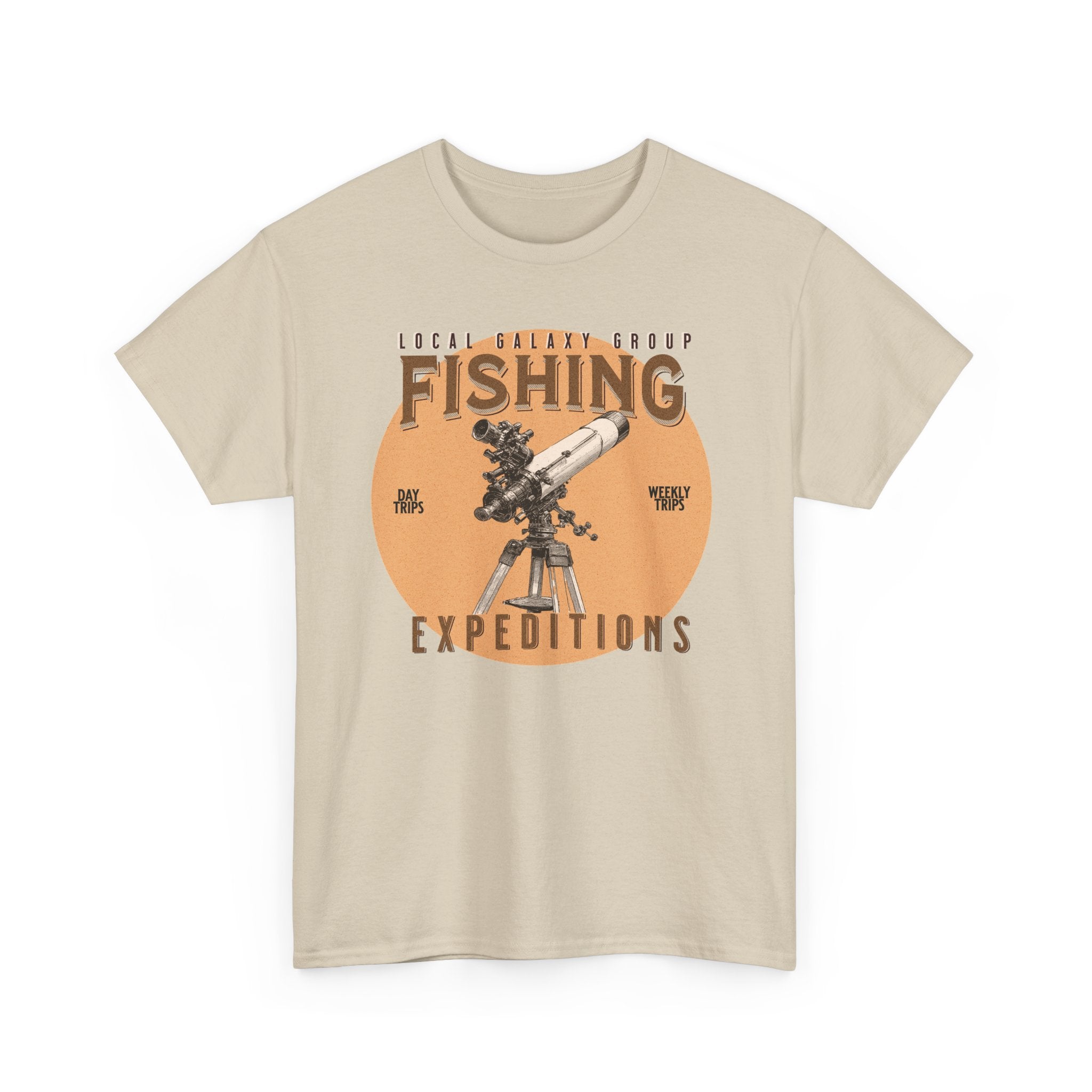 Fishing for Stars T-Shirt — Amateur Astronomer Telescope Tee