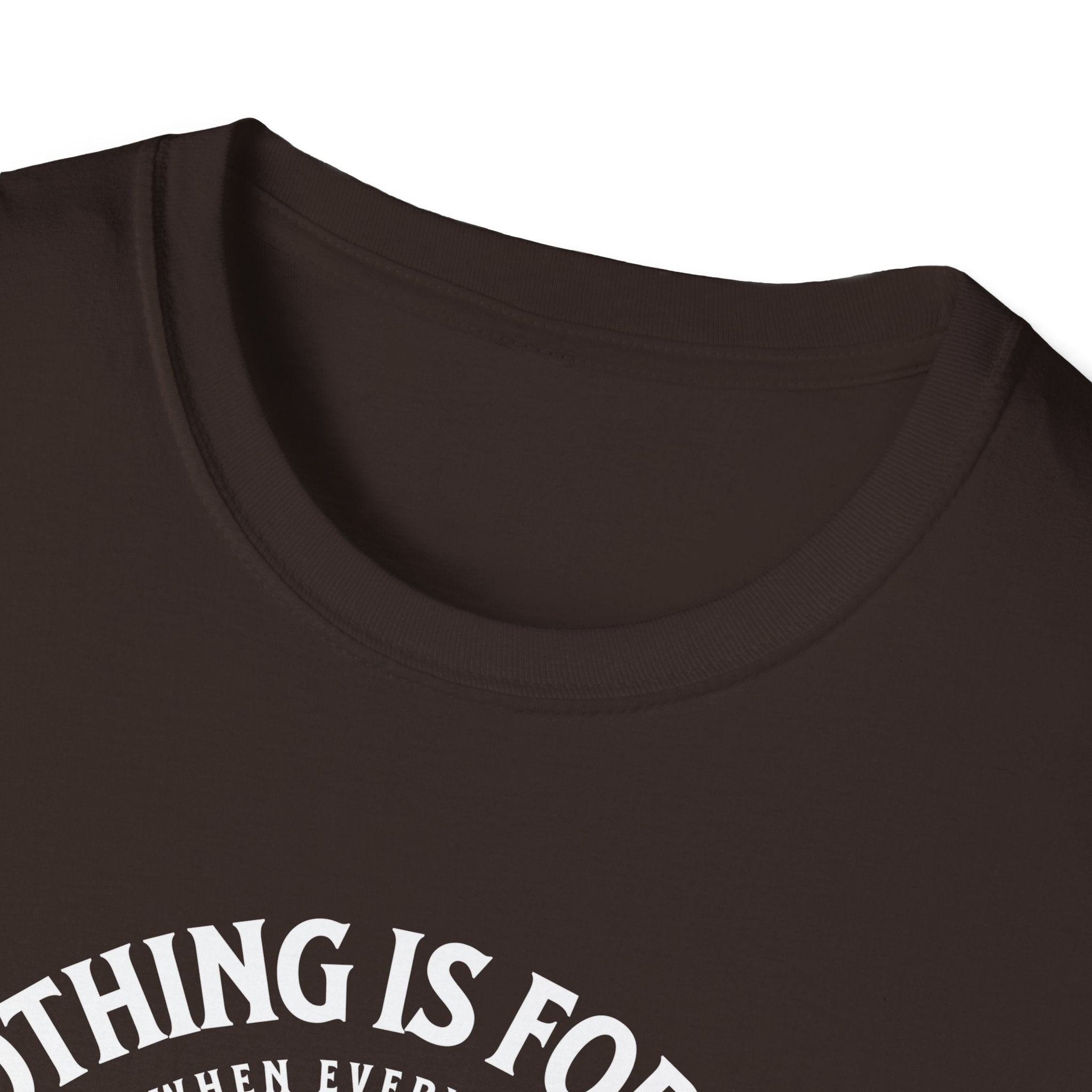 ΩThe End All Of Common Ground - DNA Connected T-Shirt — "Nothing Is Foreign" Illustrated In White
