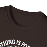 ΩThe End All Of Common Ground - DNA Connected T-Shirt — "Nothing Is Foreign" Illustrated In White