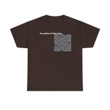 Politics of Distraction T-Shirt — Modern Maze Graphic Tee