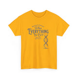ΩThe End All Of Common Ground - DNA Connected T-Shirt — "Nothing Is Foreign" Illustrated In Gray