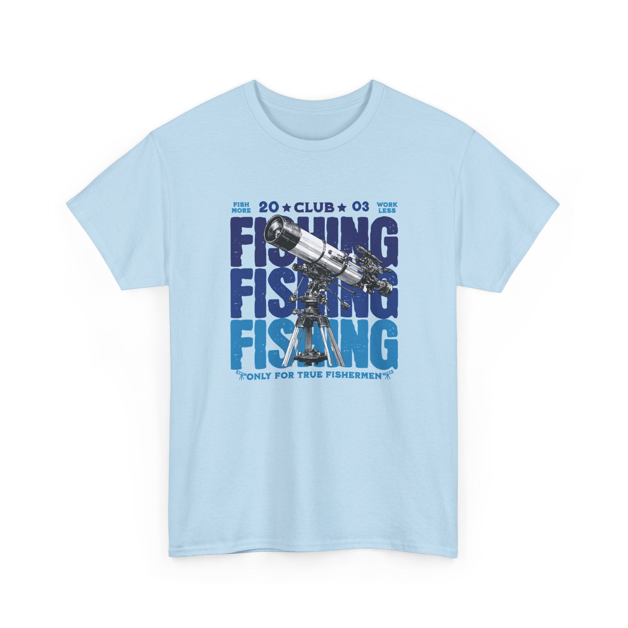 Fishing for Stars T-Shirt — Amateur Astronomer Telescope Tee