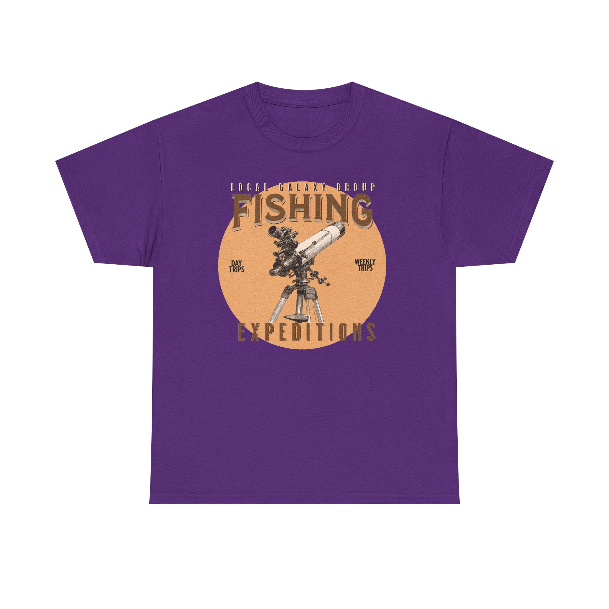 Fishing for Stars T-Shirt — Amateur Astronomer Telescope Tee