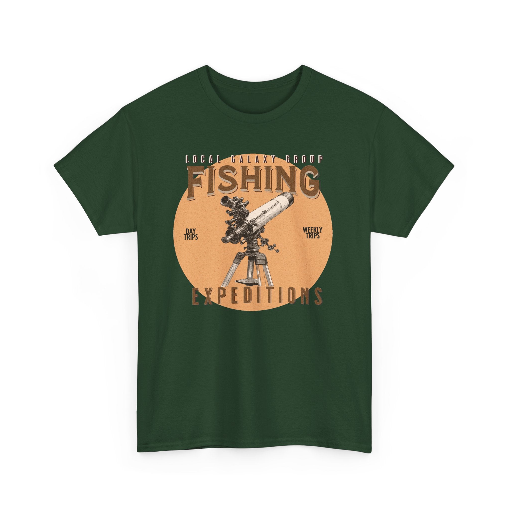 Fishing for Stars T-Shirt — Amateur Astronomer Telescope Tee