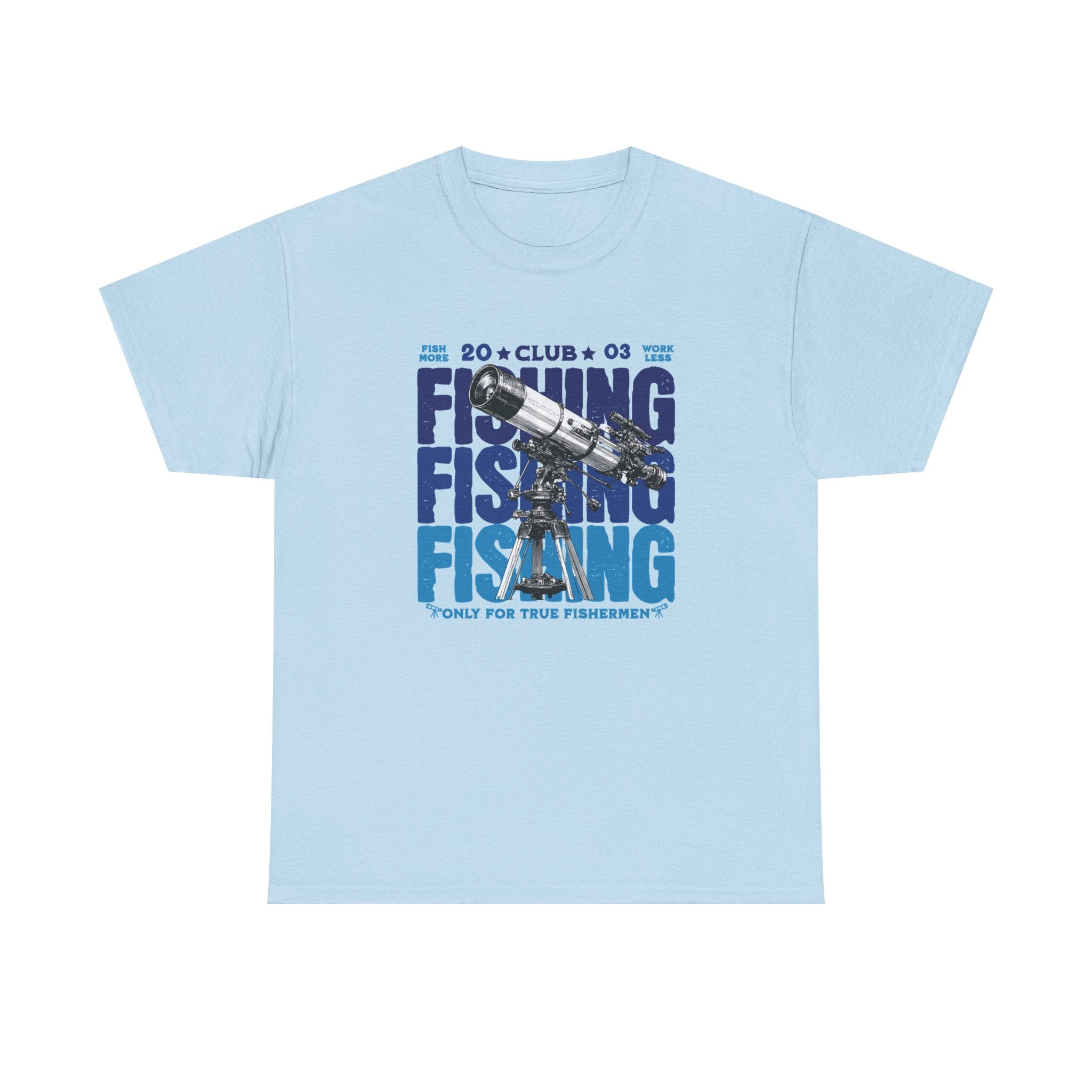 Fishing for Stars T-Shirt — Amateur Astronomer Telescope Tee