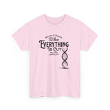 ΩThe End All Of Common Ground - DNA Connected T-Shirt — "Nothing Is Foreign" Illustrated In Black