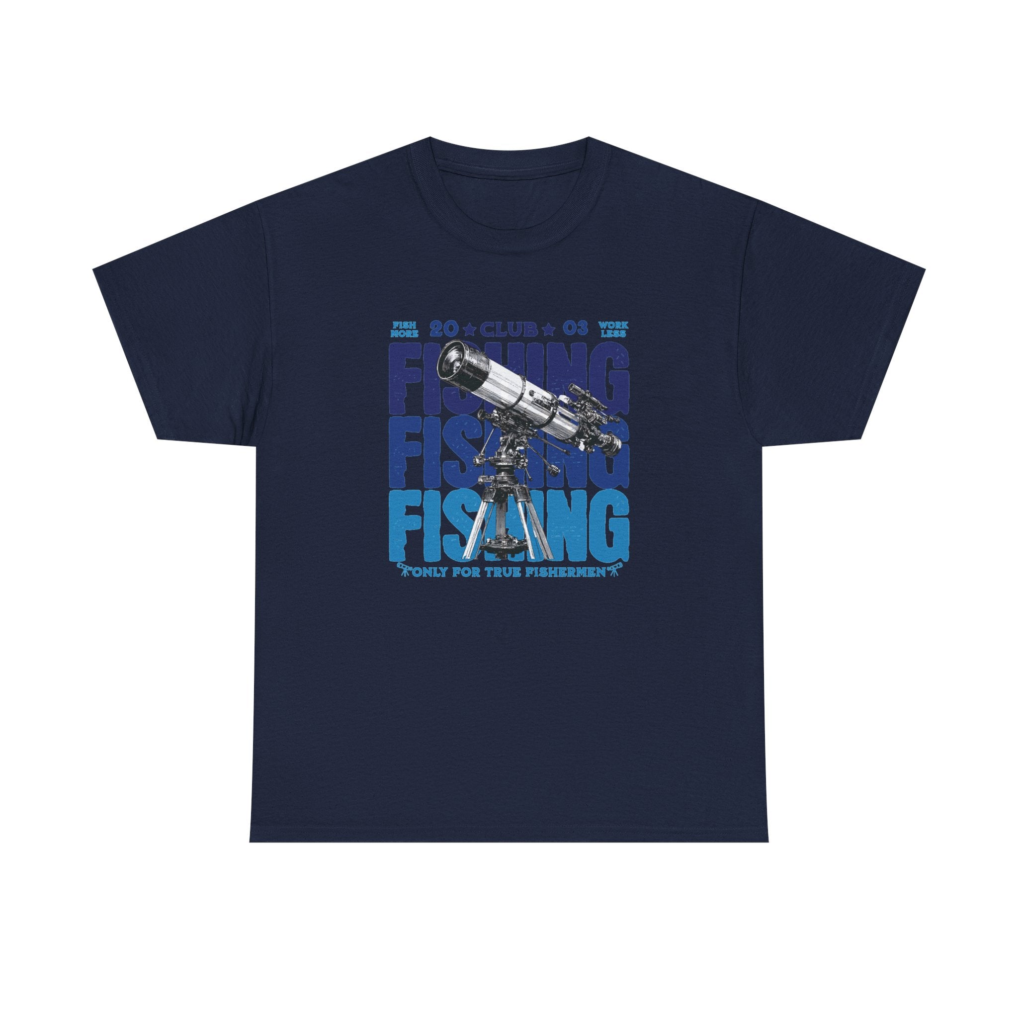 Fishing for Stars T-Shirt — Amateur Astronomer Telescope Tee
