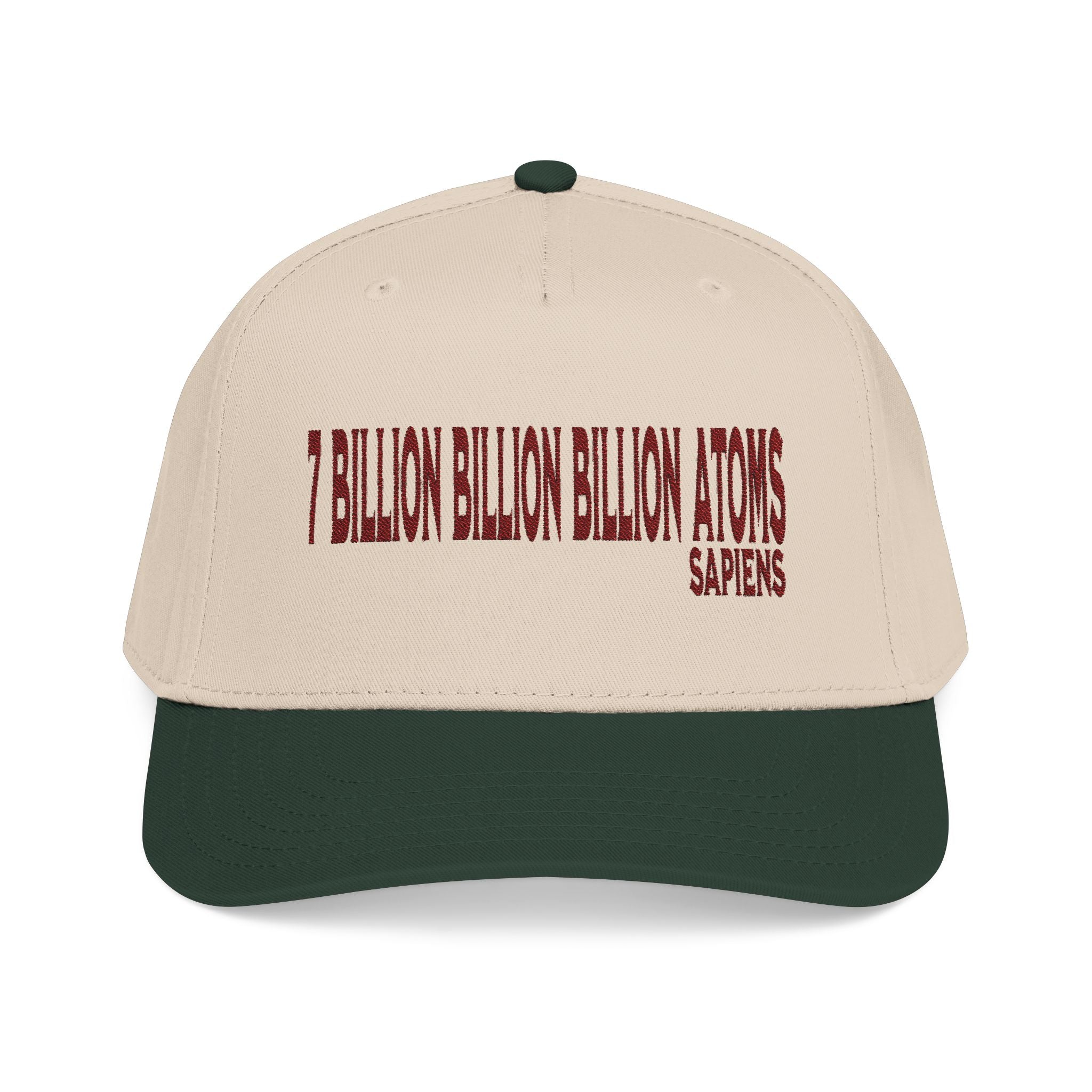 The Common Ground of "7 Billion Billion Billion Atoms" Embroidered Cap