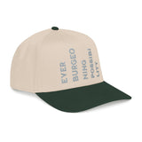 "Ever Burgeoning Possibility" Vertical Text Embroidered Hat