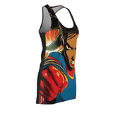 Super Amazing Aaliyah Women's Cut & Sew Racerback Dress (AOP)