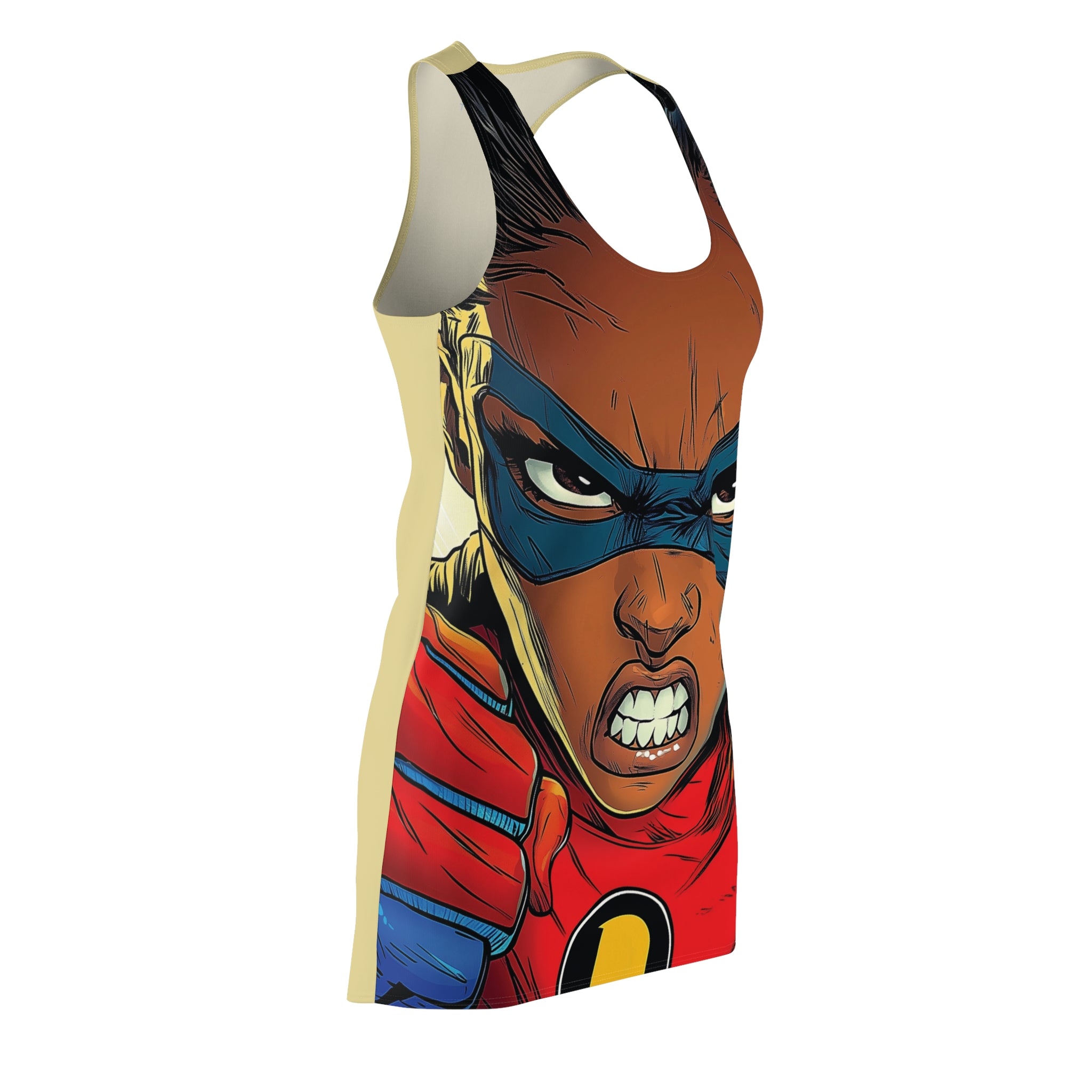 Super Game Gabby Women's Cut & Sew Racerback Dress (AOP)