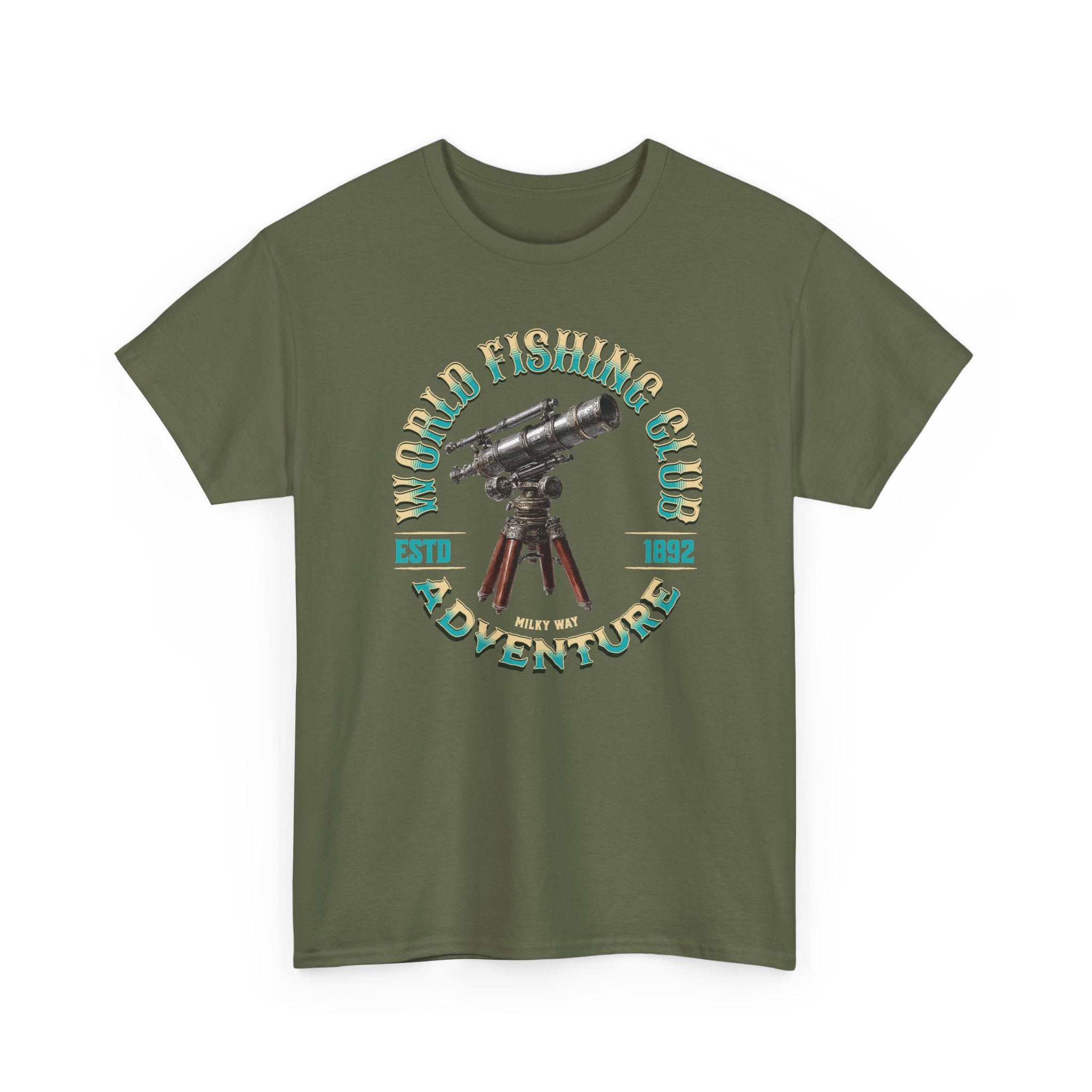 Fishing for Stars T-Shirt — Amateur Astronomer Telescope Tee