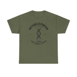 ΩThe End All Of Common Ground - DNA Connected T-Shirt — "Nothing Is Foreign" Illustrated In Black