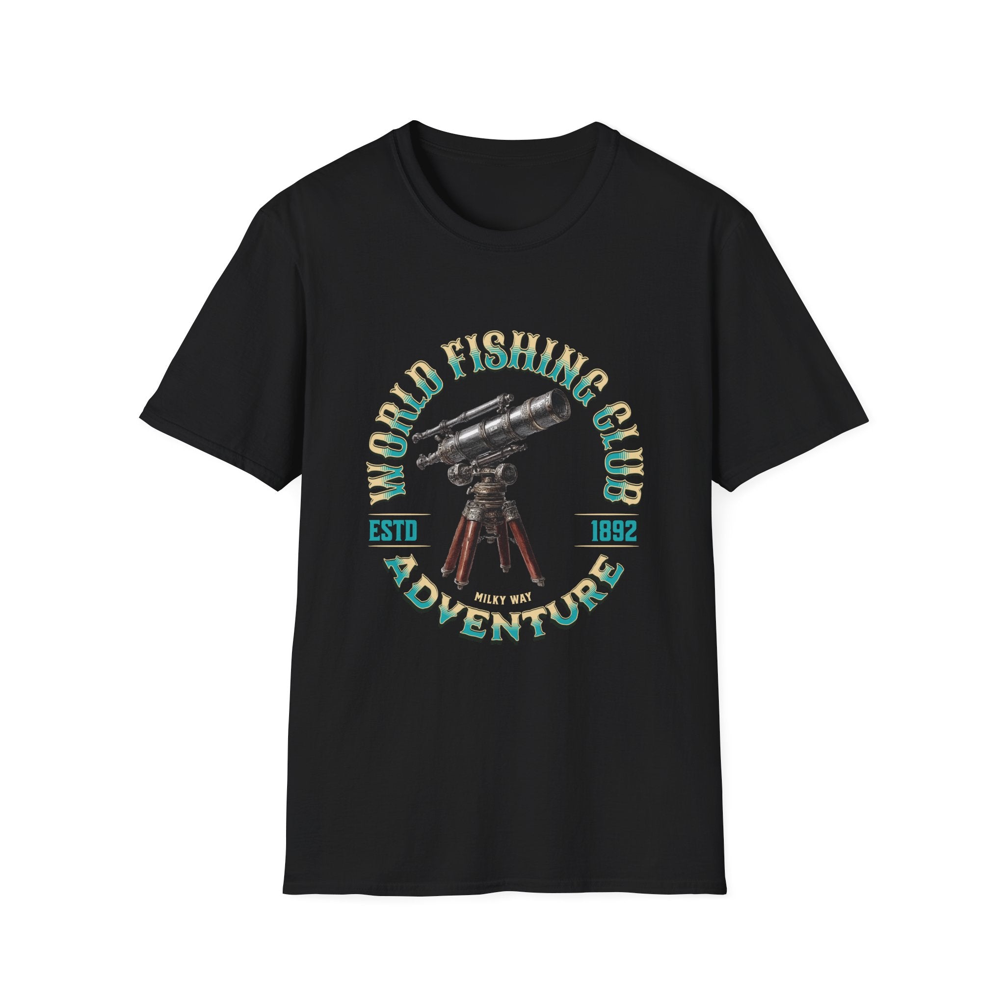 Fishing Club Graphic T-Shirt — Vintage Angler Design ("Fishing" Text)