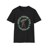 Fishing Club Graphic T-Shirt — Vintage Angler Design ("Fishing" Text)