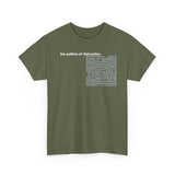 Politics of Distraction T-Shirt — Modern Maze Graphic Tee