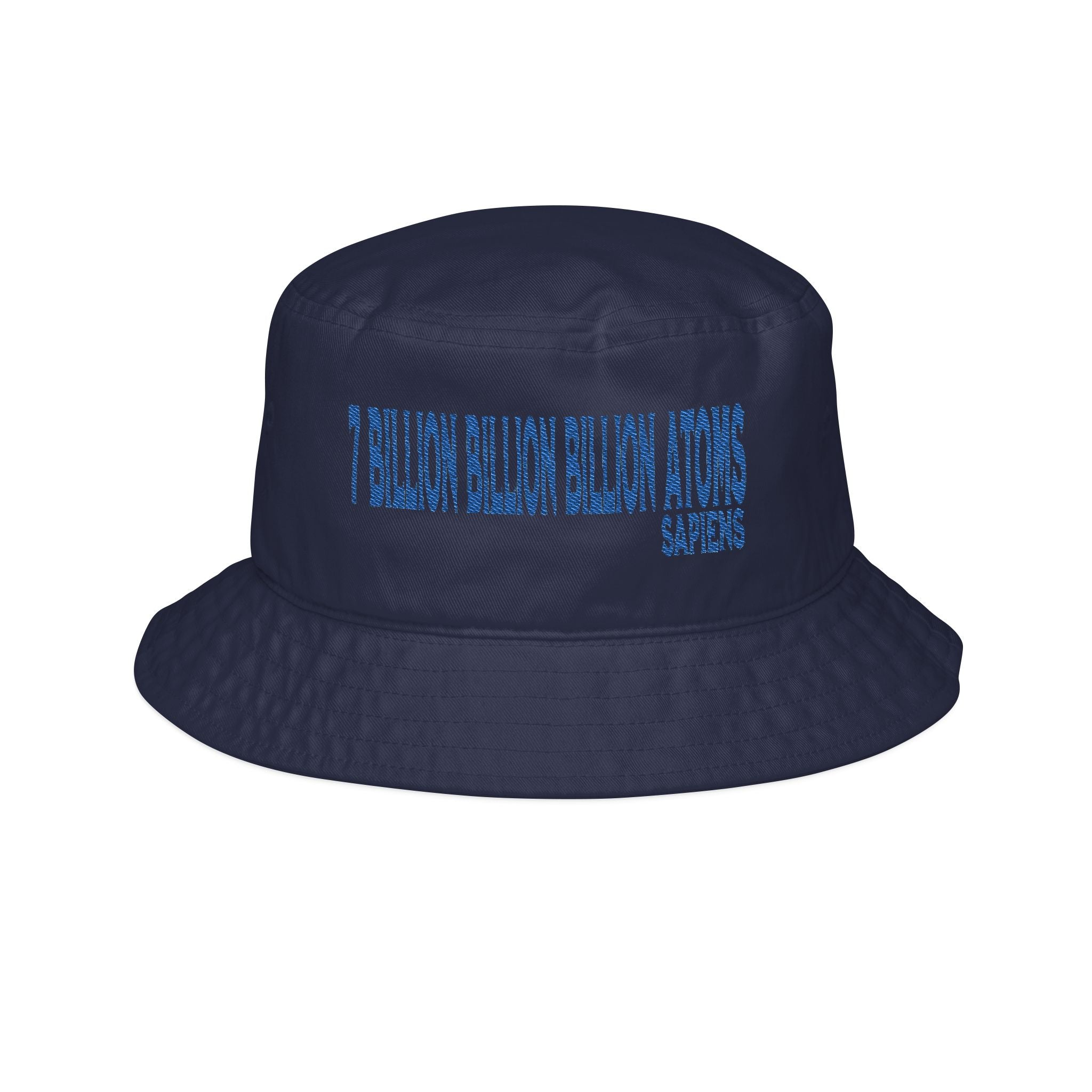 The Common Ground of "7 Billion Billion Billion Atoms" Embroidered Bucket Cap