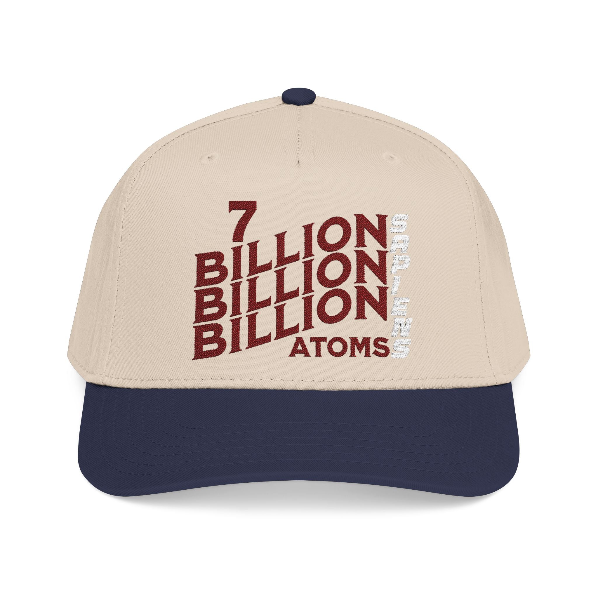 The Common Ground of "7 Billion Billion Billion Atoms" Embroidered Cap