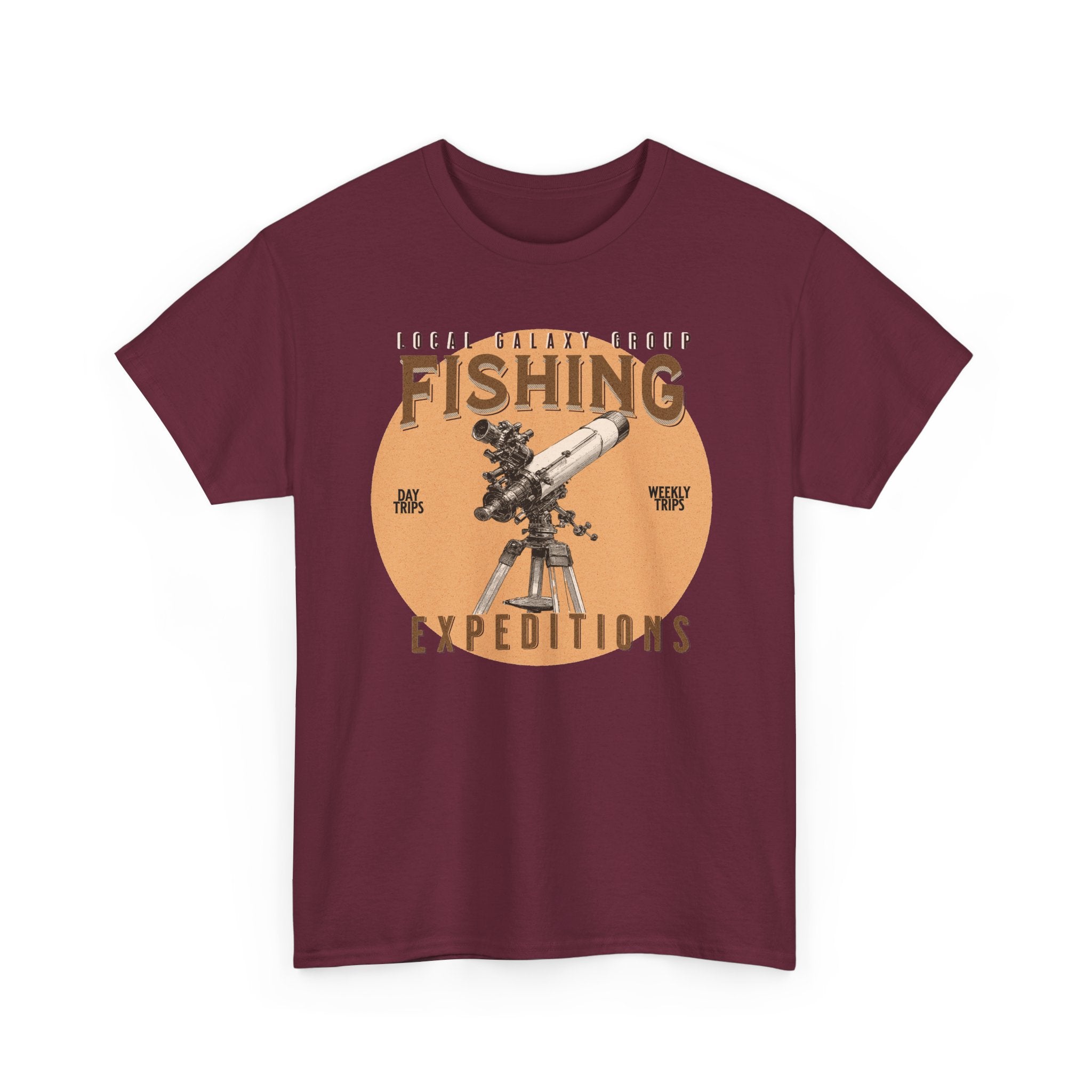 Fishing for Stars T-Shirt — Amateur Astronomer Telescope Tee