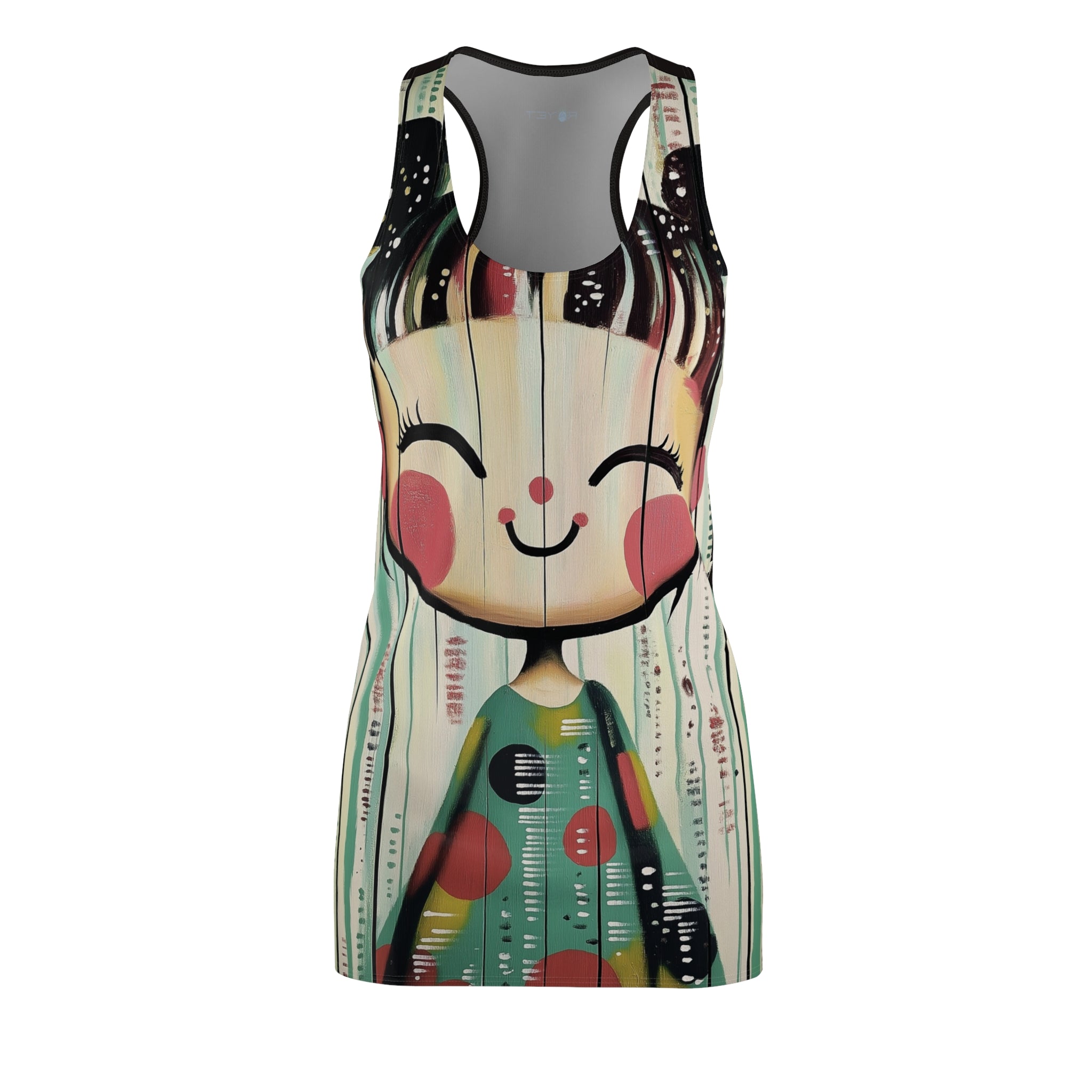 Facing Nostalgia Women's Cut & Sew Racerback Dress (AOP)