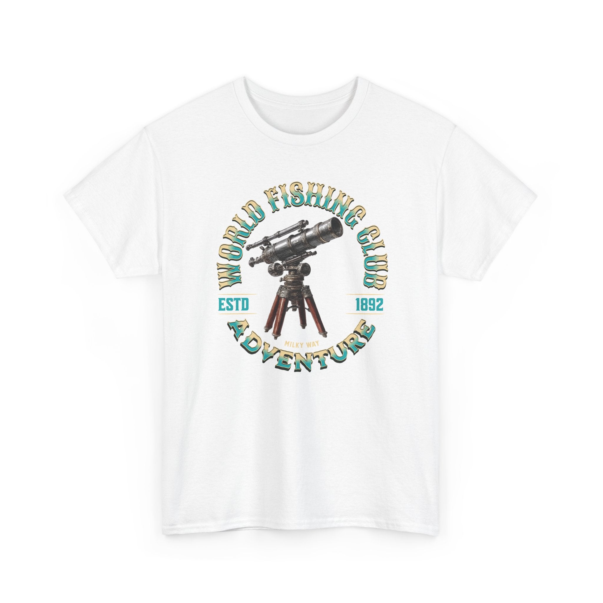 Fishing for Stars T-Shirt — Amateur Astronomer Telescope Tee