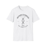 ΩThe End All Of Common Ground - DNA Connected T-Shirt — "Nothing Is Foreign" Illustrated In Gray