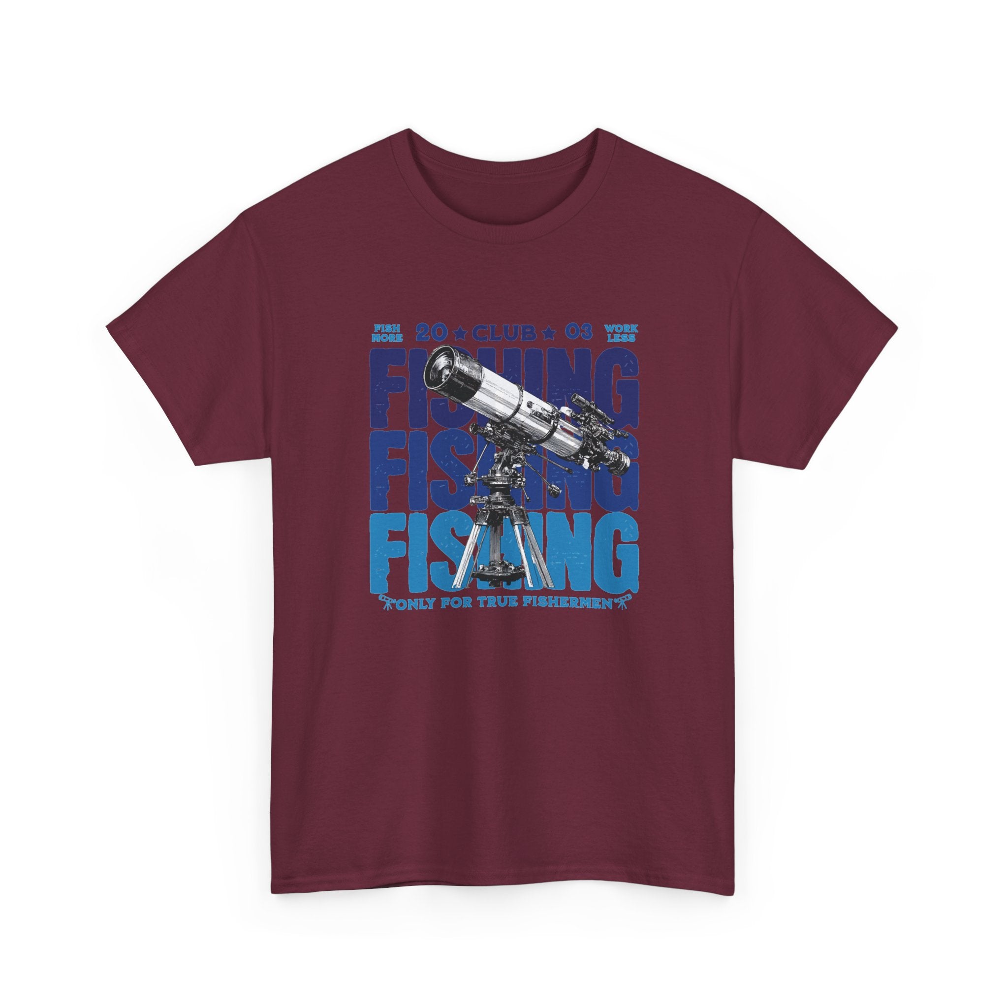 Fishing for Stars T-Shirt — Amateur Astronomer Telescope Tee