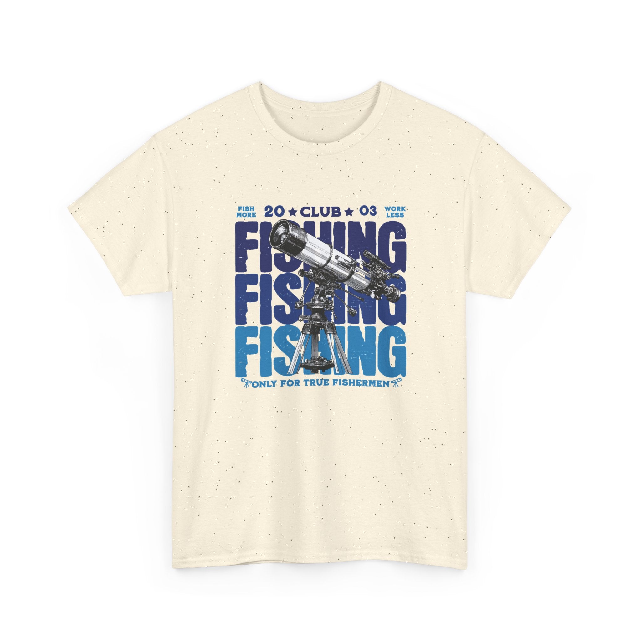 Fishing for Stars T-Shirt — Amateur Astronomer Telescope Tee