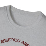 "You Are Not the Center of the Universe, But You Are The Universe" Retro Heart Graphic Tee