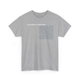 Politics of Distraction T-Shirt — Modern Maze Graphic Tee
