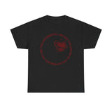 "You Are Not the Center of the Universe, But You Are The Universe" Retro Heart Graphic Tee