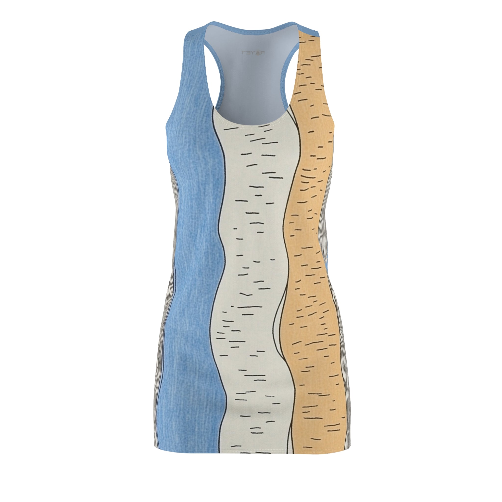 River Dance Women's Cut & Sew Racerback Dress (AOP)