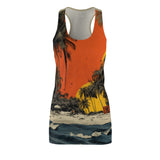 The Certainty Of A Sunset Women's Cut & Sew Racerback Dress (AOP)