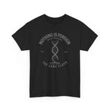 ΩThe End All Of Common Ground - DNA Connected T-Shirt — "Nothing Is Foreign" Illustrated In Gray