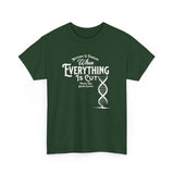 ΩThe End All Of Common Ground - DNA Connected T-Shirt — "Nothing Is Foreign" Illustrated In White