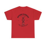 ΩThe End All Of Common Ground - DNA Connected T-Shirt — "Nothing Is Foreign" Illustrated In Black