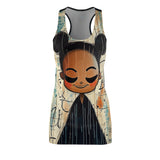 Facing Relief Women's Cut & Sew Racerback Dress (AOP)