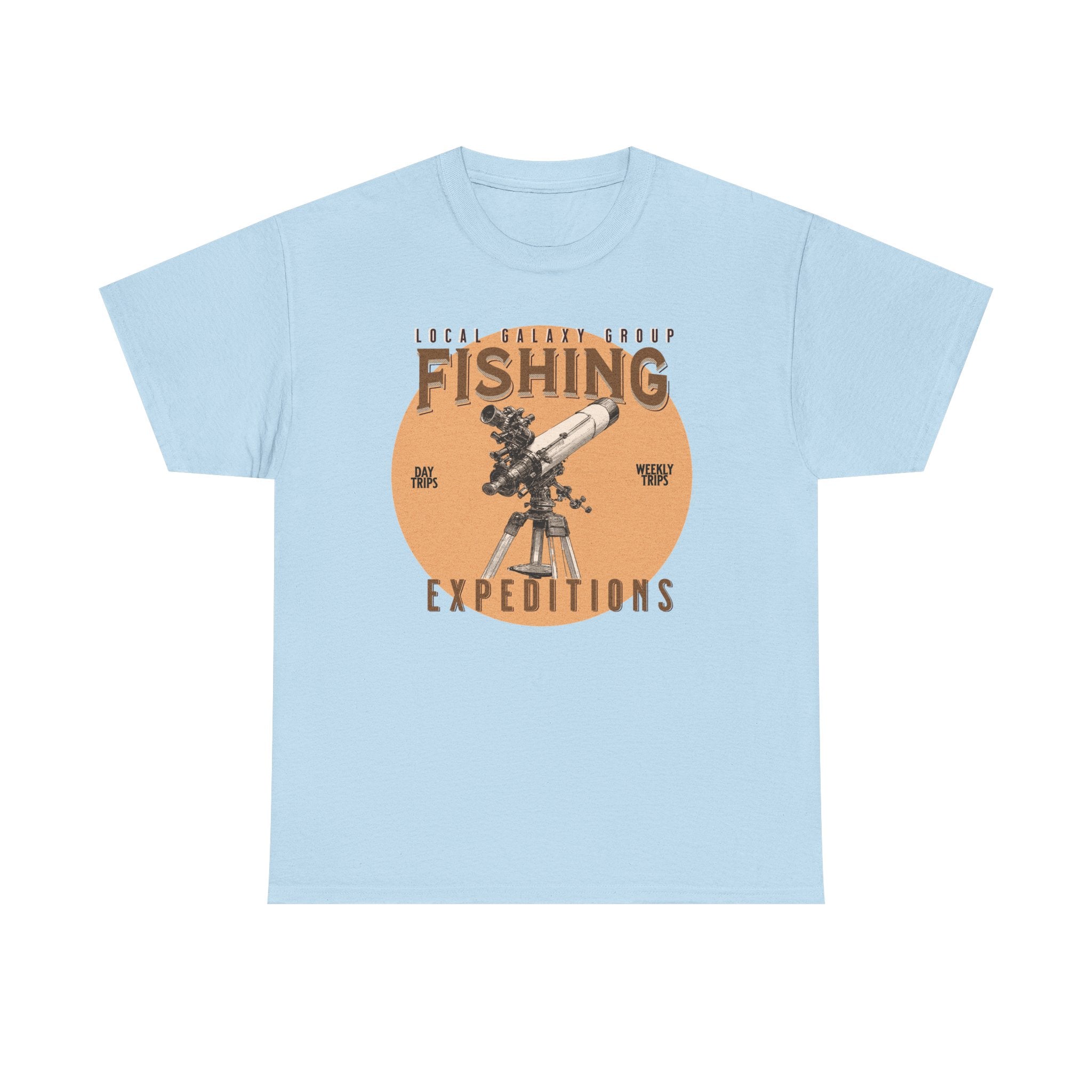 Fishing for Stars T-Shirt — Amateur Astronomer Telescope Tee
