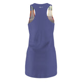 Color Coded Stacked Women's Cut & Sew Racerback Dress (AOP)
