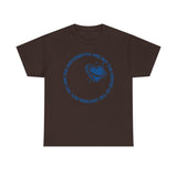 "You Are Not the Center of the Universe, But You Are The Universe" Retro Heart Graphic Tee