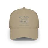 "How Then Shall We Settle Into the Fact that we are made of star stuff." Embroidered Baseball Cap