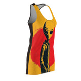 Spotted An Alien Women's Cut & Sew Racerback Dress (AOP)