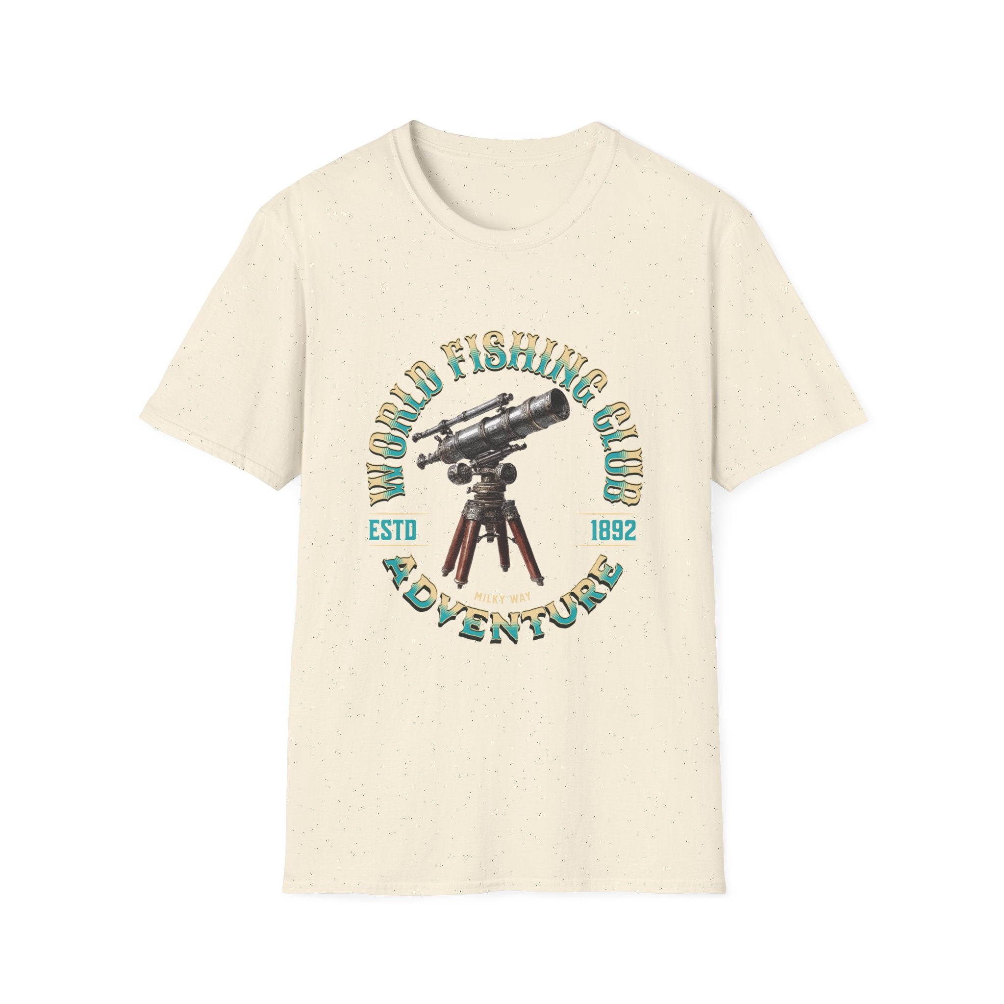 Fishing Club Graphic T-Shirt — Vintage Angler Design ("Fishing" Text)