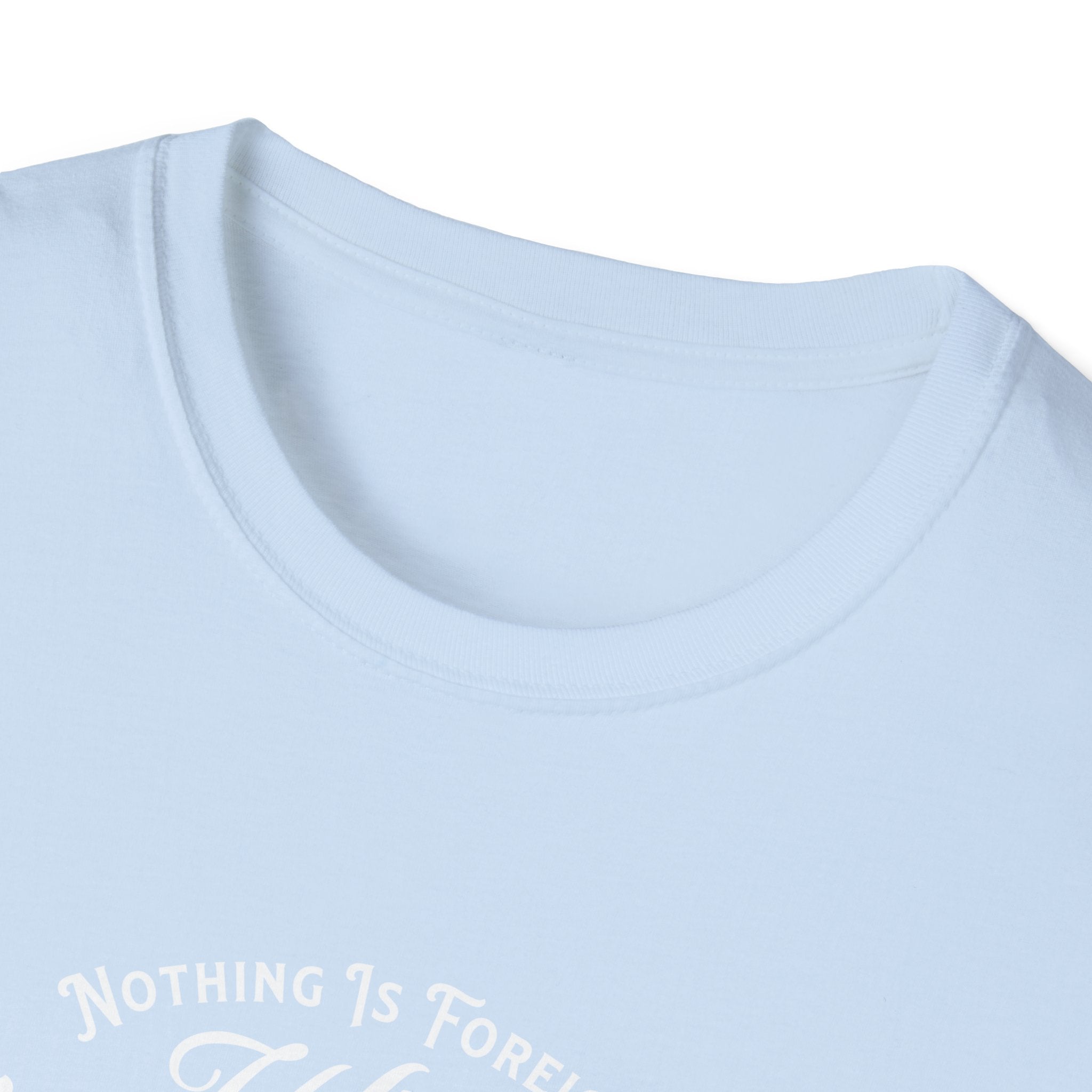 ΩThe End All Of Common Ground - DNA Connected T-Shirt — "Nothing Is Foreign" Illustrated In White