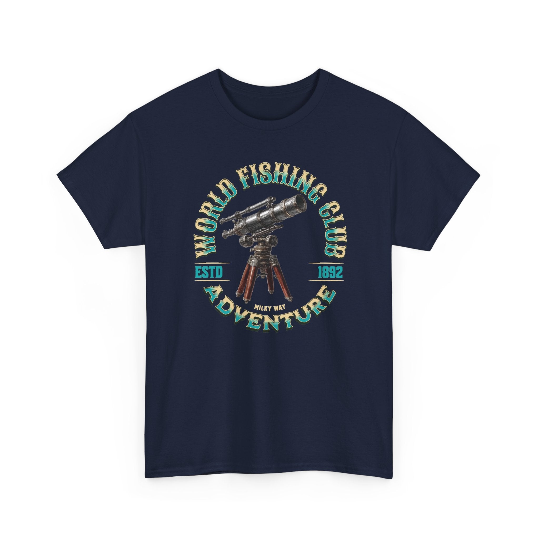 Fishing for Stars T-Shirt — Amateur Astronomer Telescope Tee