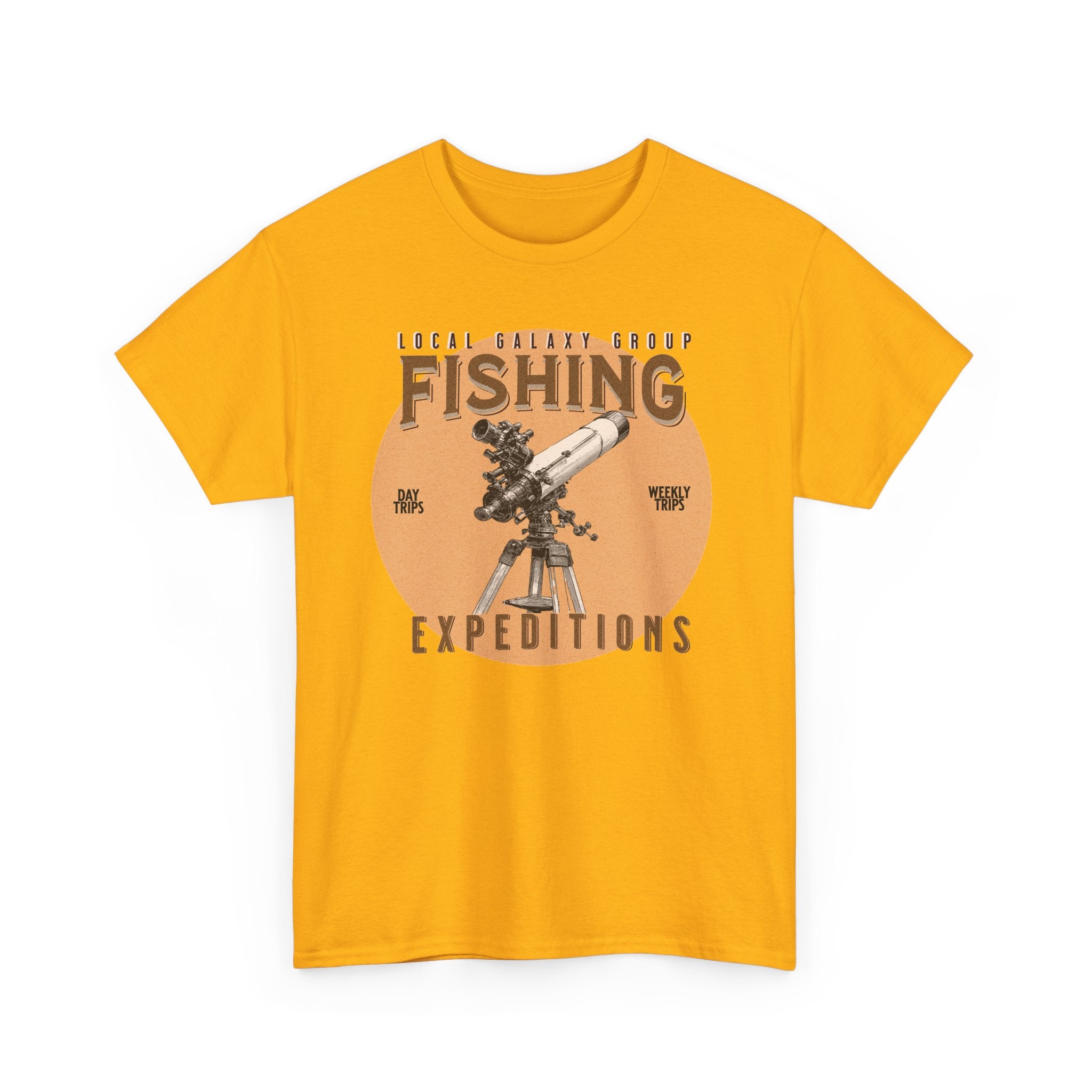 Fishing for Stars T-Shirt — Amateur Astronomer Telescope Tee