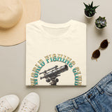 Fishing Club Graphic T-Shirt — Vintage Angler Design ("Fishing" Text)