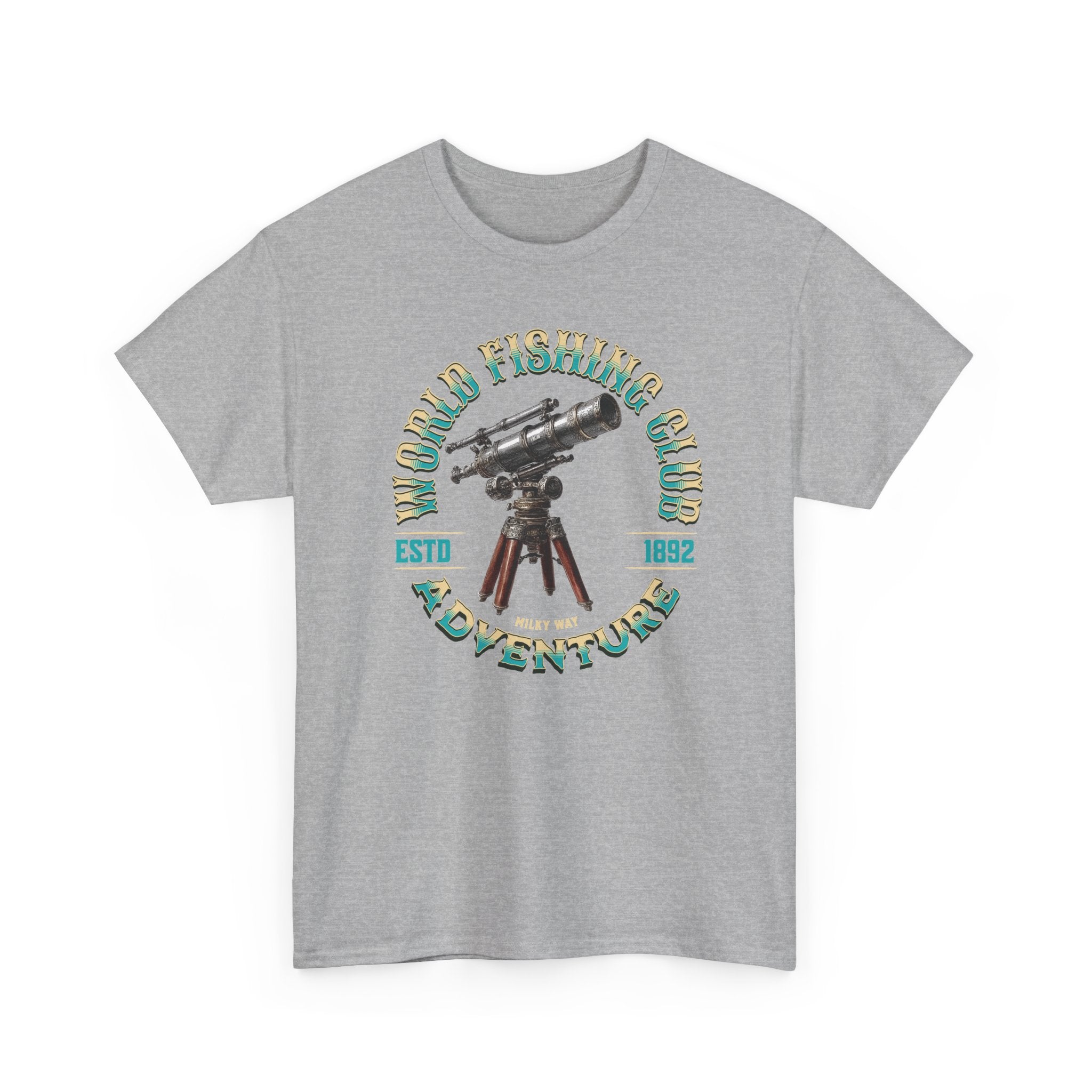 Fishing for Stars T-Shirt — Amateur Astronomer Telescope Tee