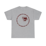 "You Are Not the Center of the Universe, But You Are The Universe" Retro Heart Graphic Tee